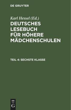 portada Sechste Klasse (in German)