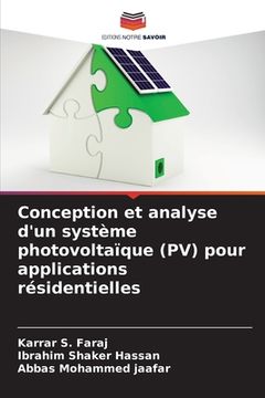 portada Conception et analyse d'un système photovoltaïque (PV) pour applications résidentielles (en Francés)