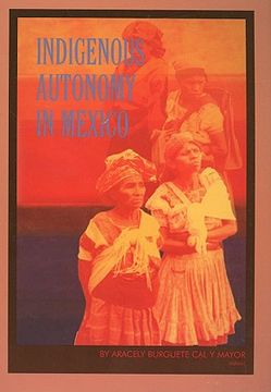 portada Indigenous Autonomy in Mexico (in English)