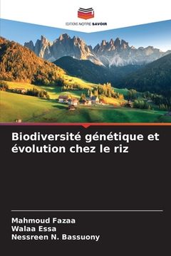 portada Biodiversité génétique et évolution chez le riz (en Francés)