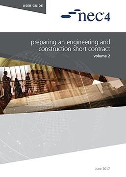 portada Nec4: Preparing an Engineering and Construction Short Contract (en Inglés)