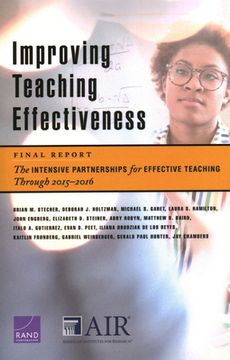 portada Improving Teaching Effectiveness: Final Report: The Intensive Partnerships for Effective Teaching Through 2015-2016 (en Inglés)
