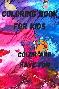 portada coloring books for kids: funny animal,24 pages 6x9 Soft Cover, Matte Finish (en Inglés)