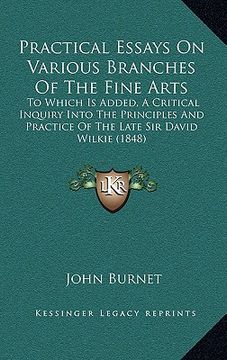 portada practical essays on various branches of the fine arts: to which is added, a critical inquiry into the principles and practice of the late sir david wi (in English)
