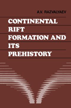 portada Continental Rift Formation and Its Prehistory (in English)