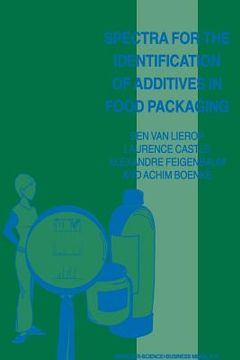 portada Spectra for the Identification of Additives in Food Packaging (in English)