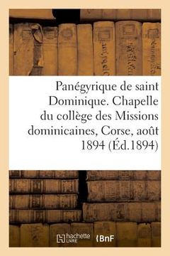 portada Panégyrique de Saint Dominique (en Francés)