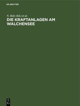 portada Die Kraftanlagen am Walchensee (en Alemán)