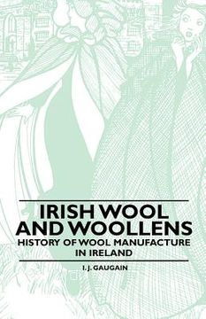 portada irish wool and woollens - history of wool manufacture in ireland (en Inglés)