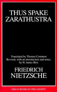 portada Thus Spake Zarathustra (Great Books in Philosophy) (en Inglés)