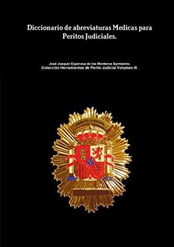 portada Diccionario de Abreviaturas Médicas Para Peritos Judiciales. (in Spanish)