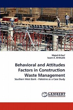 portada behavioral and attitudes factors in construction waste management