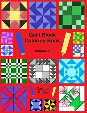 portada Quilt Block Coloring Book - Volume 2 (en Inglés)