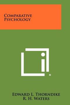 portada comparative psychology (en Inglés)