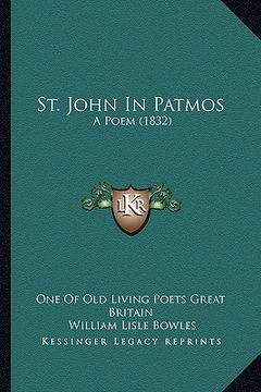 portada st. john in patmos: a poem (1832) (en Inglés)