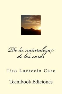 portada De La Naturaleza De Las Cosas (spanish Edition)