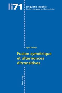 portada Fusion Symétrique Et Alternances Ditransitives (en Francés)