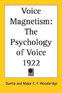 portada voice magnetism: the psychology of voice 1922
