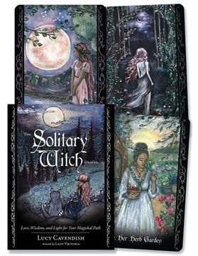 portada The Solitary Witch Oracle: Lore, Wisdom, and Light for Your Magickal Path (en Inglés)