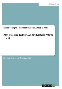 portada Apple Music Report. an Underperforming Giant