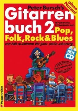 portada Das Gitarrenbuch II. Inkl. CD: Mit bekannten Liedbeispielen aus: Folk, Rock und Blues von halb so schlimm bis ganz schön schwierig (en Alemán)