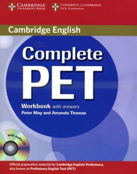 portada Complete pet Workbook With Answers With Audio cd (en Inglés)