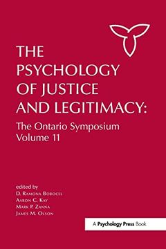 portada The Psychology of Justice and Legitimacy (en Inglés)