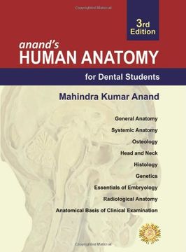 portada Anand's Human Anatomy for Dental Students (en Inglés)