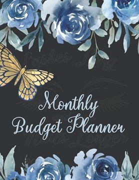 portada Monthly Budget Planner: Undated Bill Planner & Budget by Paycheck Workbook: Organizer for Household Record Keeping 