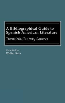 portada a bibliographical guide to spanish american literature: twentieth-century sources (en Inglés)