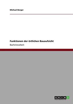 portada Funktionen der örtlichen Bauaufsicht (German Edition)