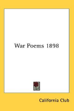 portada war poems 1898 (en Inglés)