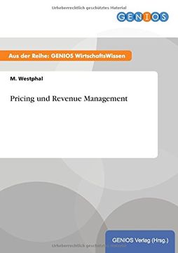 portada Pricing und Revenue Management (en Alemán)