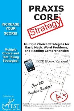 portada PRAXIS Core Test Strategy: Winning Multiple Choice Strategies for the PRAXIS Core Test!