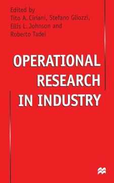 portada Operational Research in Industry (en Inglés)