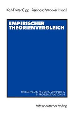 portada Empirischer Theorienvergleich: Erklärungen Sozialen Verhaltens in Problemsituationen (en Alemán)
