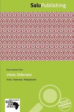 portada viola odorata (en Inglés)