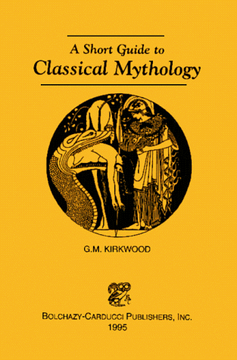 portada A Short Guide to Classical Mythology (in English)