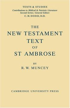 portada The new Testament Text of Saint Ambrose (en Inglés)