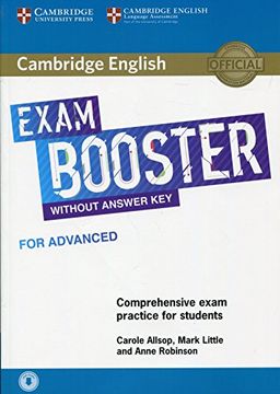 portada Cambridge English Exam Booster for Advanced Without Answer key With Audio: Comprehensive Exam Practice for Students (Cambridge English Exam Boosters) (in English)