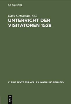 portada Unterricht der Visitatoren 1528 (en Alemán)
