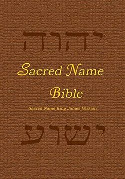 portada Sacred Name Bible: Sacred Name King James Version (in English)