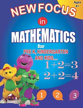 portada New Focus in Mathematics: For pre K,Kindergarten and Kids. Beginners Math Learning Book With Additions,Subtractions and Matching Activities for 3,4 and 5 Year old (in English)