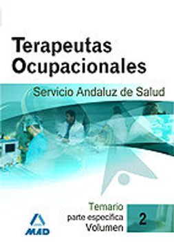 portada terapeutas ocupacionales del servicio andaluz de salud. temario parte específica. volumen ii
