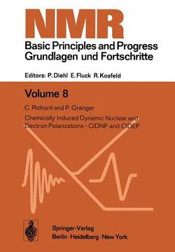 portada chemically induced dynamic nuclear and electron polarizations-cidnp and cidep (en Inglés)