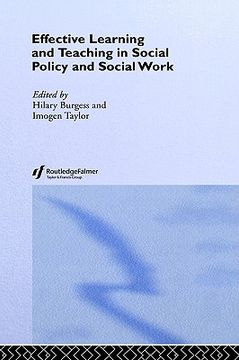 portada effective learning and teaching in social policy and social work (in English)