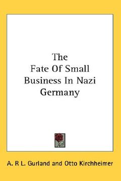 portada the fate of small business in nazi germany