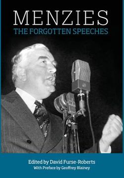 portada Menzies: The Forgotten Speeches (en Inglés)