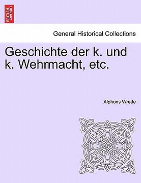portada Geschichte der k. und k. Wehrmacht, etc. II. Band. (en Alemán)