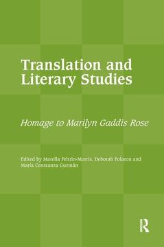 portada Translation and Literary Studies: Homage to Marilyn Gaddis Rose (en Inglés)